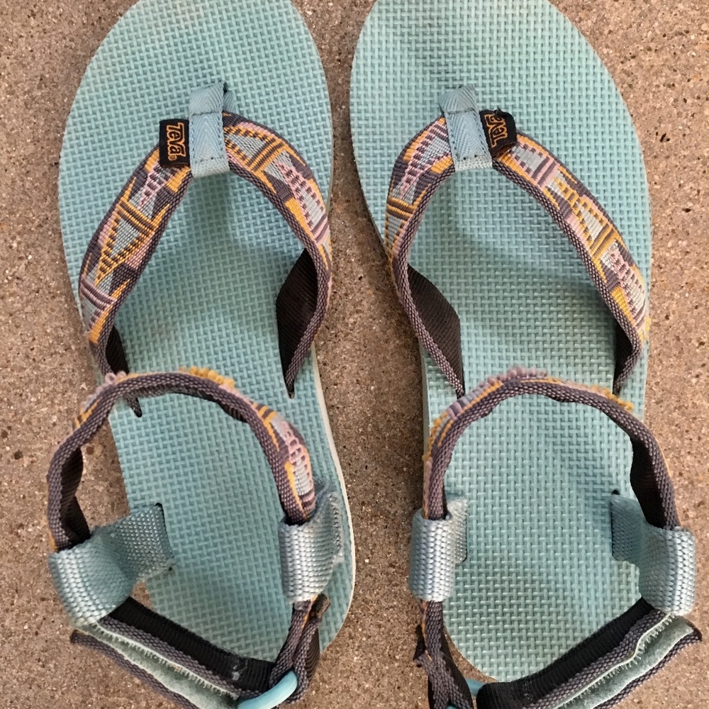 Light Blue Tevas